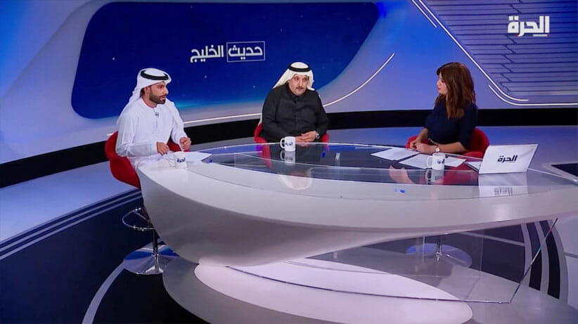 TV interview with Mohamed Al Marzooqi